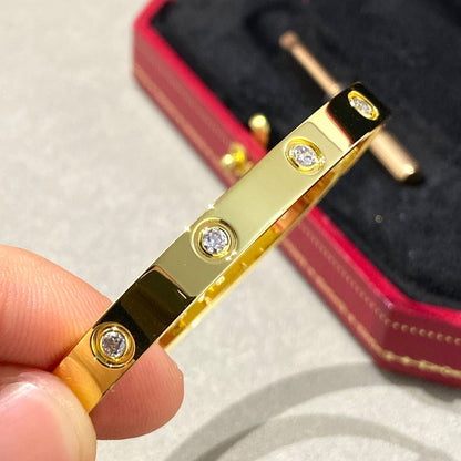 [OAKJURI Jewelry] LOVE BRACELET 6.1MM 10 DIAMONDS