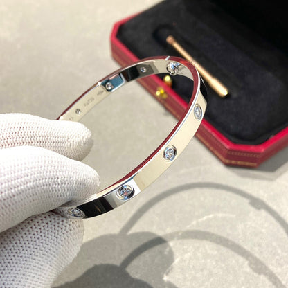 [OAKJURI Jewelry] LOVE BRACELET 6.1MM 10 DIAMONDS
