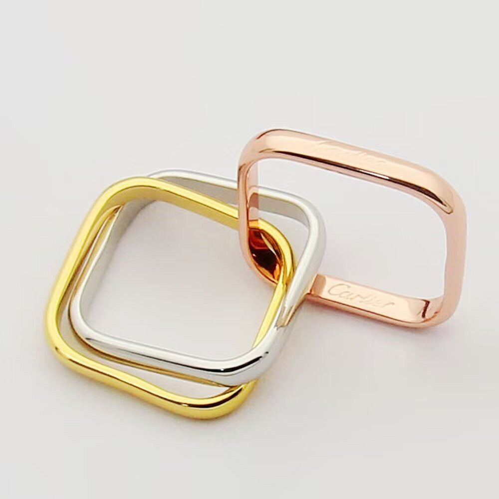 [OAKJURI Jewelry] TRINITY 3.5MM CUSHION RING COLLECTION