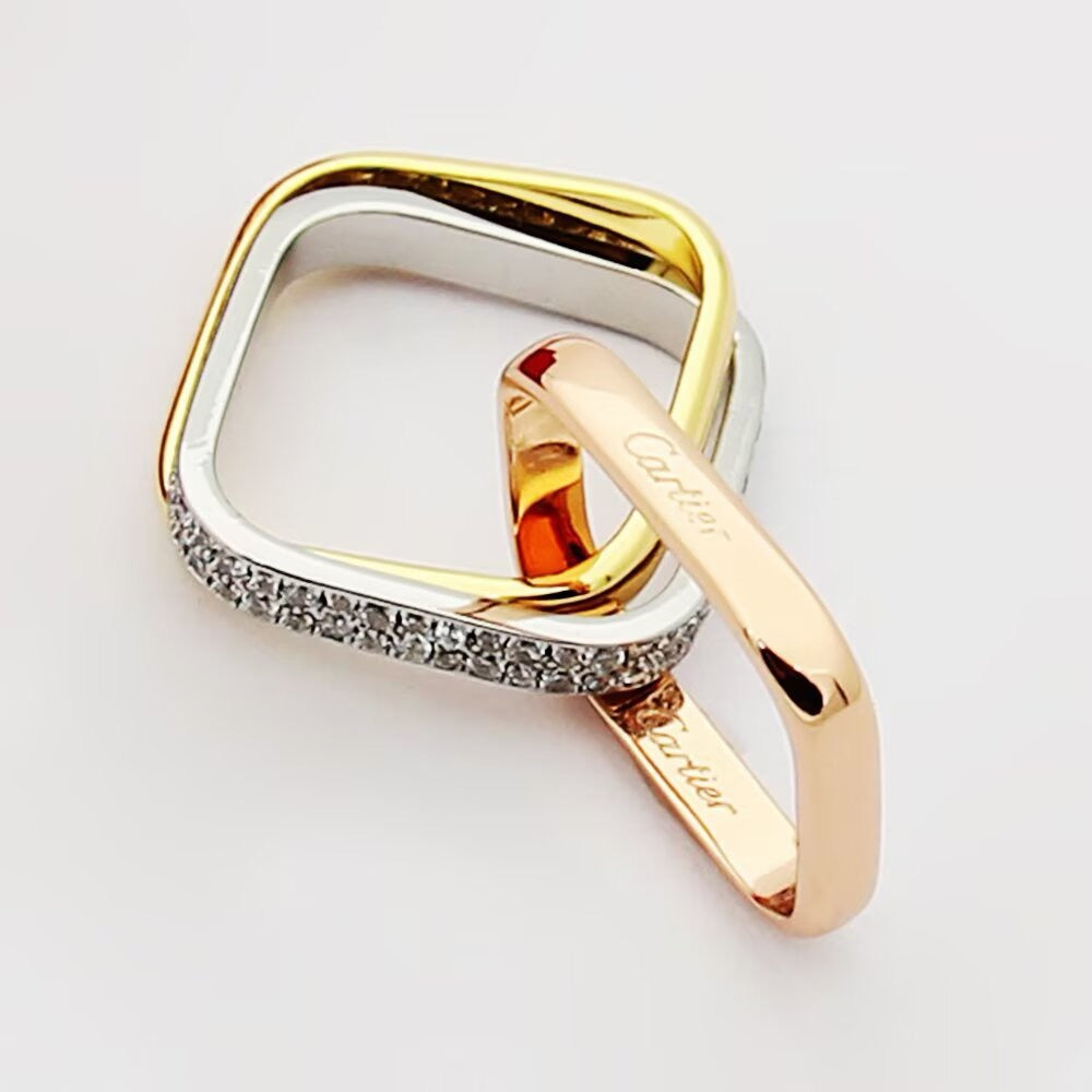 [OAKJURI Jewelry] TRINITY 3.5MM CUSHION RING COLLECTION