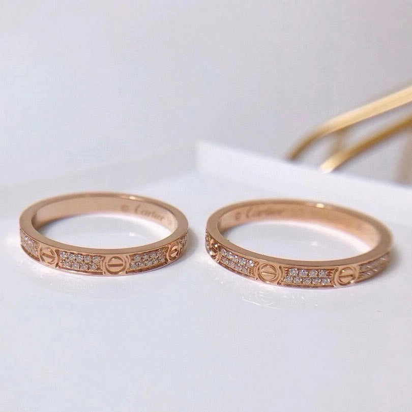 [OAKJURI Jewelry] LOVE RING 2.65MM DIAMOND