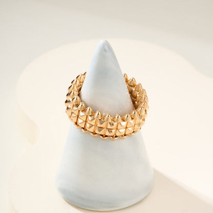 [OAKJURI Jewelry] CLASH 9.2MM DOUBLE ROW RING