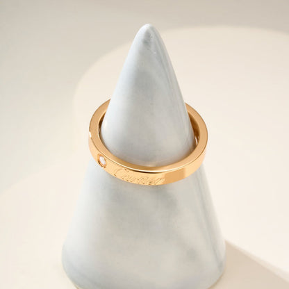 [OAKJURI Jewelry] LOVE RING 4MM 1 DIAMOND