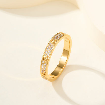 [OAKJURI Jewelry] LOVE RING 2.65MM DIAMOND