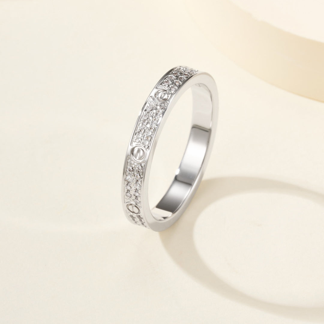 [OAKJURI Jewelry] LOVE RING 2.65MM DIAMOND