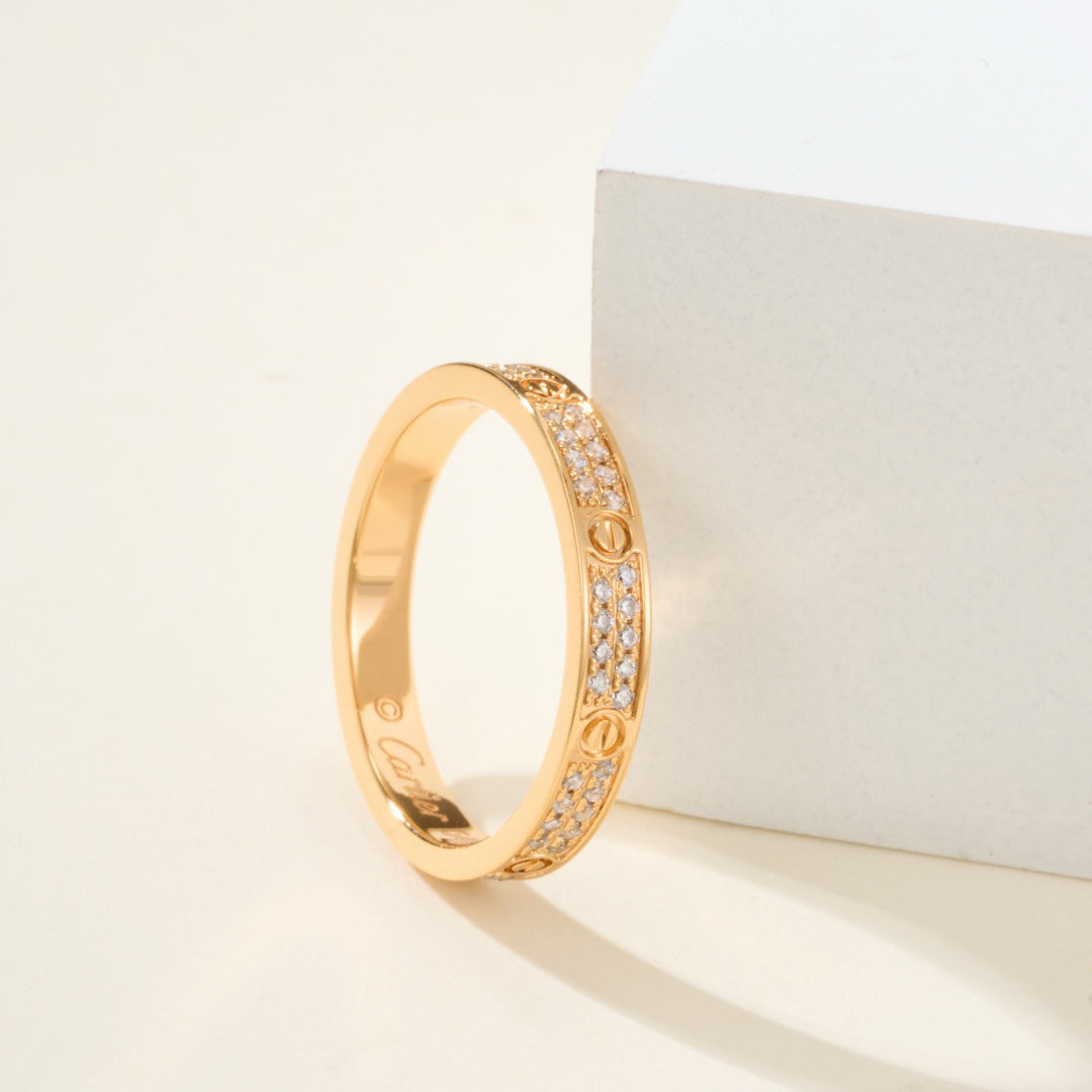 [OAKJURI Jewelry] LOVE RING 2.65MM DIAMOND