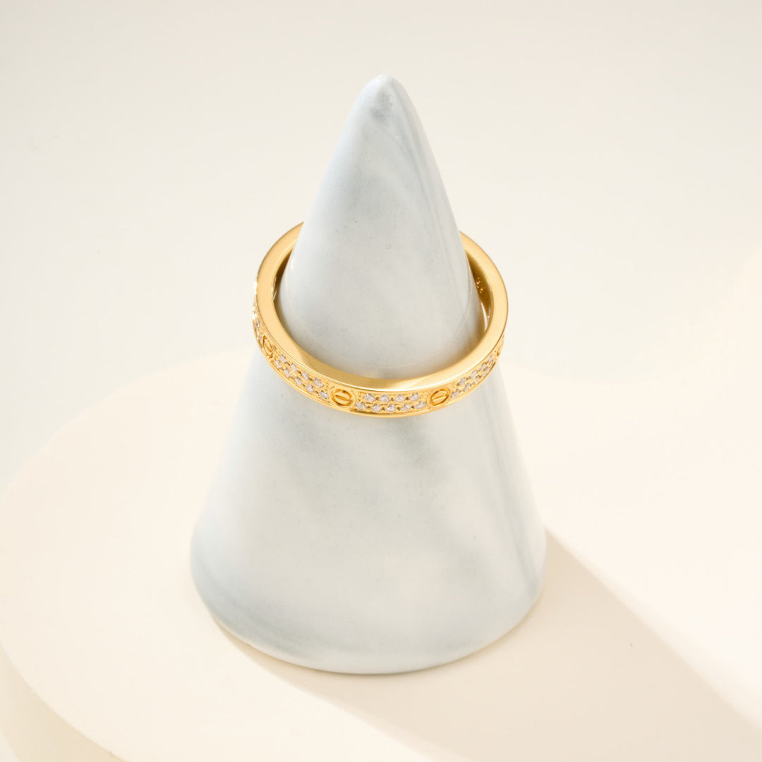 [OAKJURI Jewelry] LOVE RING 2.65MM DIAMOND