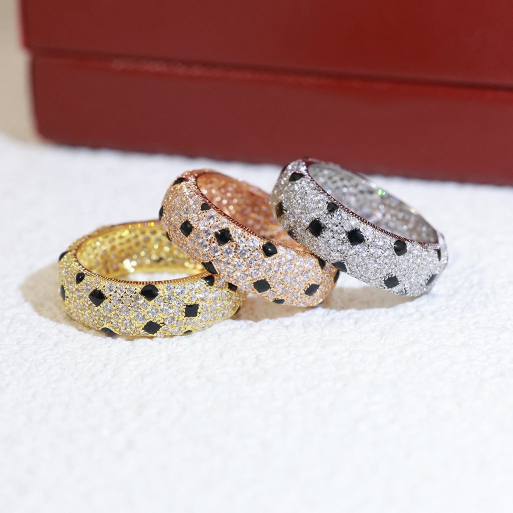 [OAKJURI Jewelry] PANTHERE SPOTTED FULL DIAMOND RING