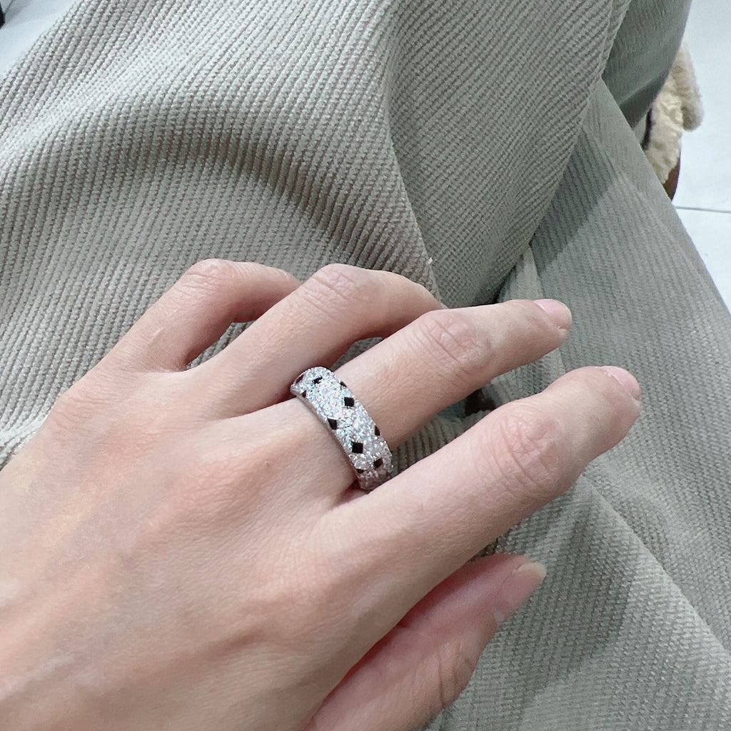 [OAKJURI Jewelry] PANTHERE SPOTTED FULL DIAMOND RING