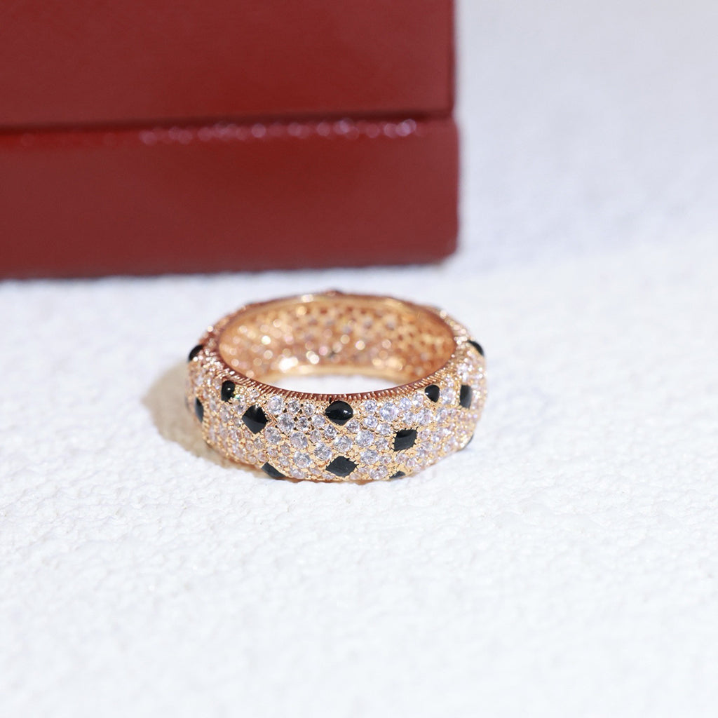 [OAKJURI Jewelry] PANTHERE SPOTTED FULL DIAMOND RING