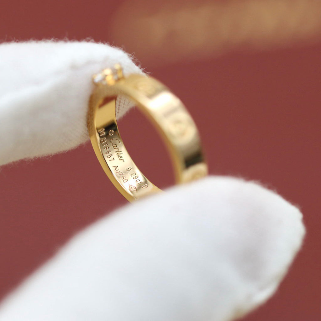 [OAKJURI Jewelry] LOVE RING 3.6MM 1 BIG DIAMOND