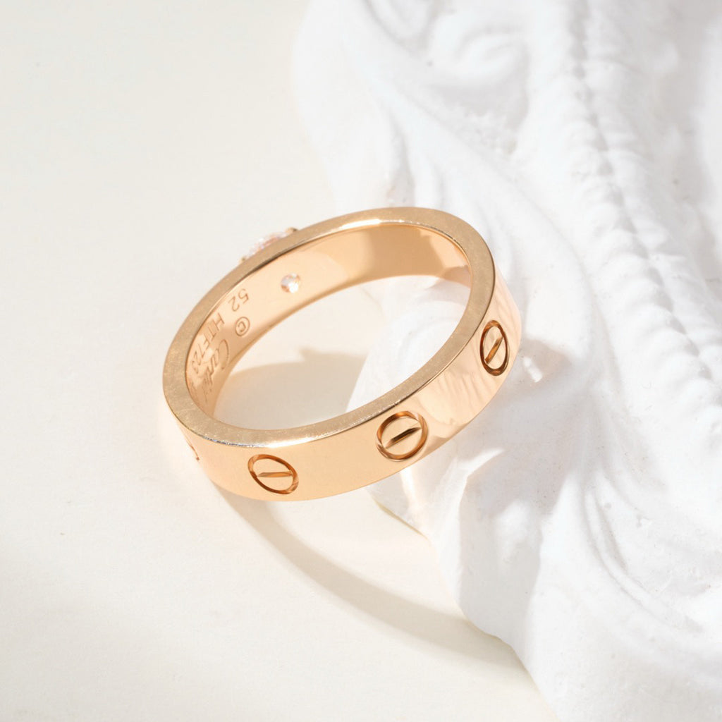 [OAKJURI Jewelry] LOVE RING 3.6MM 1 BIG DIAMOND