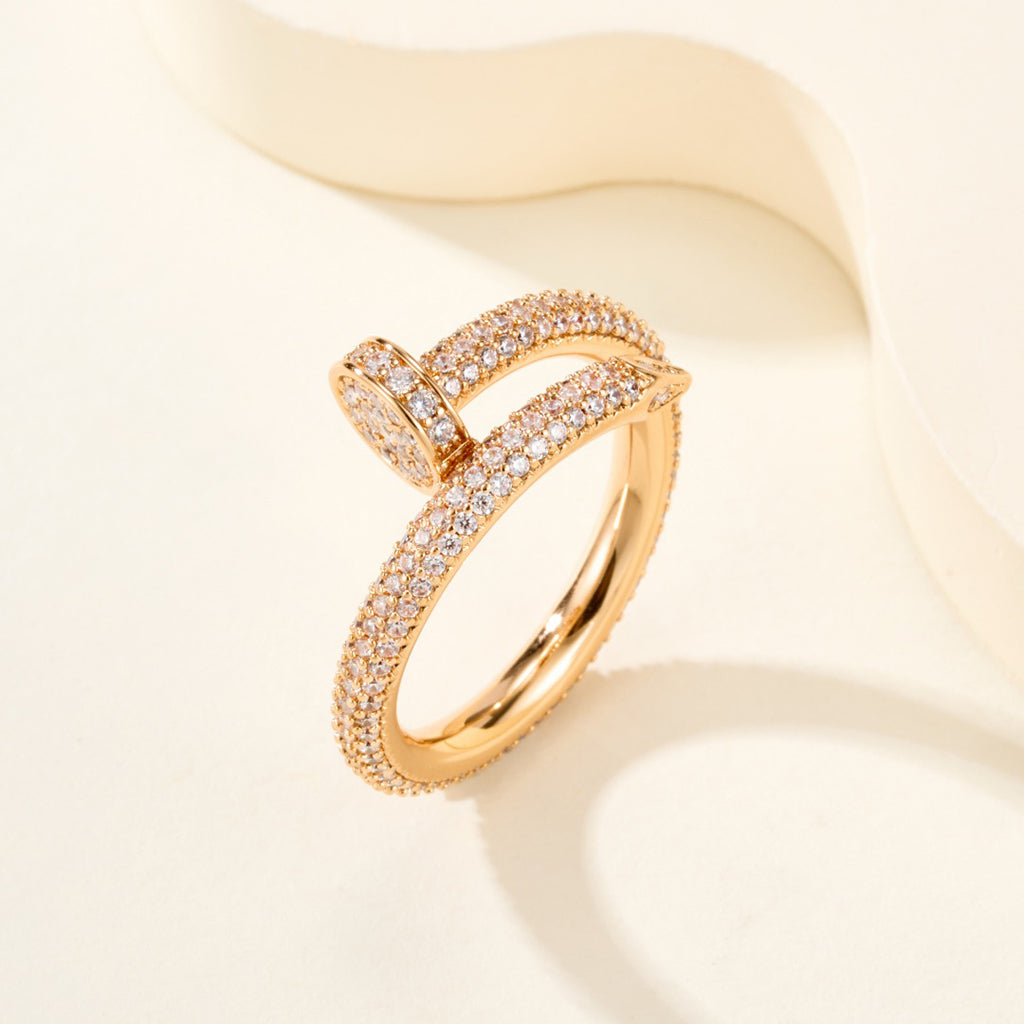 [OAKJURI Jewelry] JUSTE RING 2.6MM FULL DIAMOND