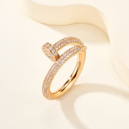 [OAKJURI Jewelry] JUSTE RING 2.6MM FULL DIAMOND