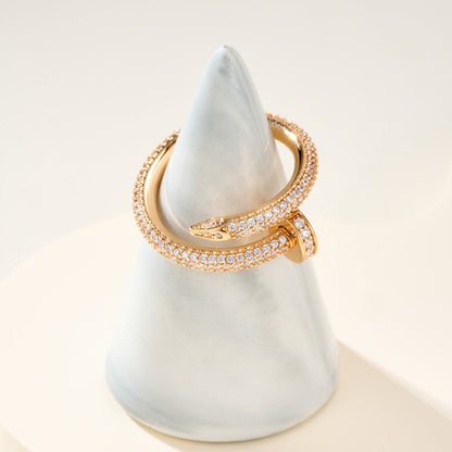 [OAKJURI Jewelry] JUSTE RING 2.6MM FULL DIAMOND
