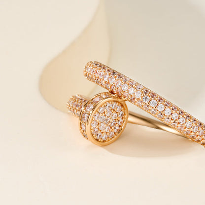 [OAKJURI Jewelry] JUSTE RING 2.6MM FULL DIAMOND