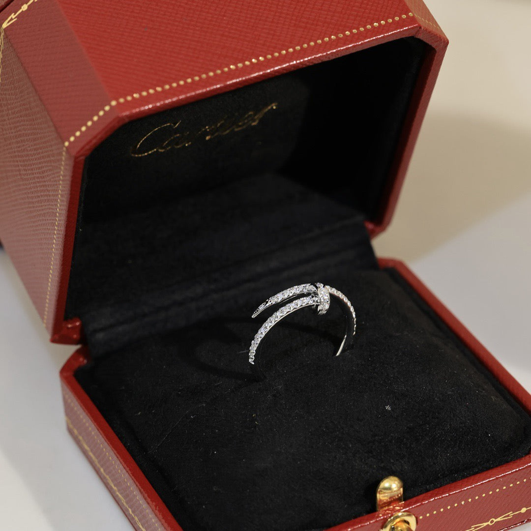 [OAKJURI Jewelry] JUSTE 1.8MM FULL DIAMOND RING
