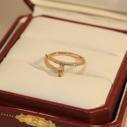 [OAKJURI Jewelry] JUSTE 1.8MM FULL DIAMOND RING
