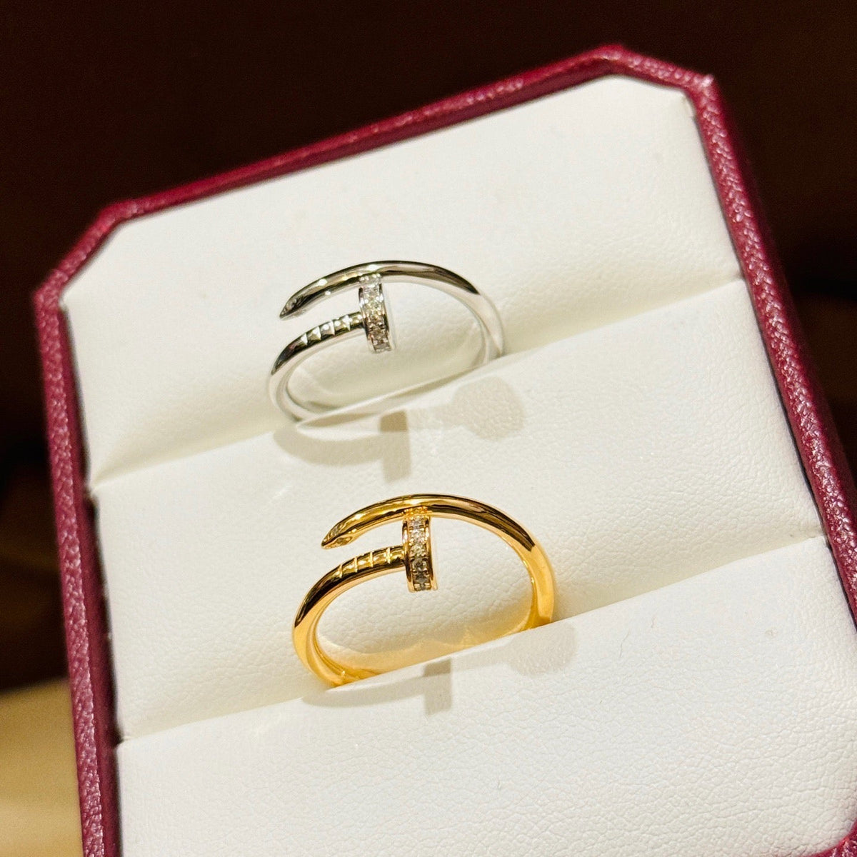 [OAKJURI Jewelry] JUSTE 1.8MM HALF DIAMOND RING
