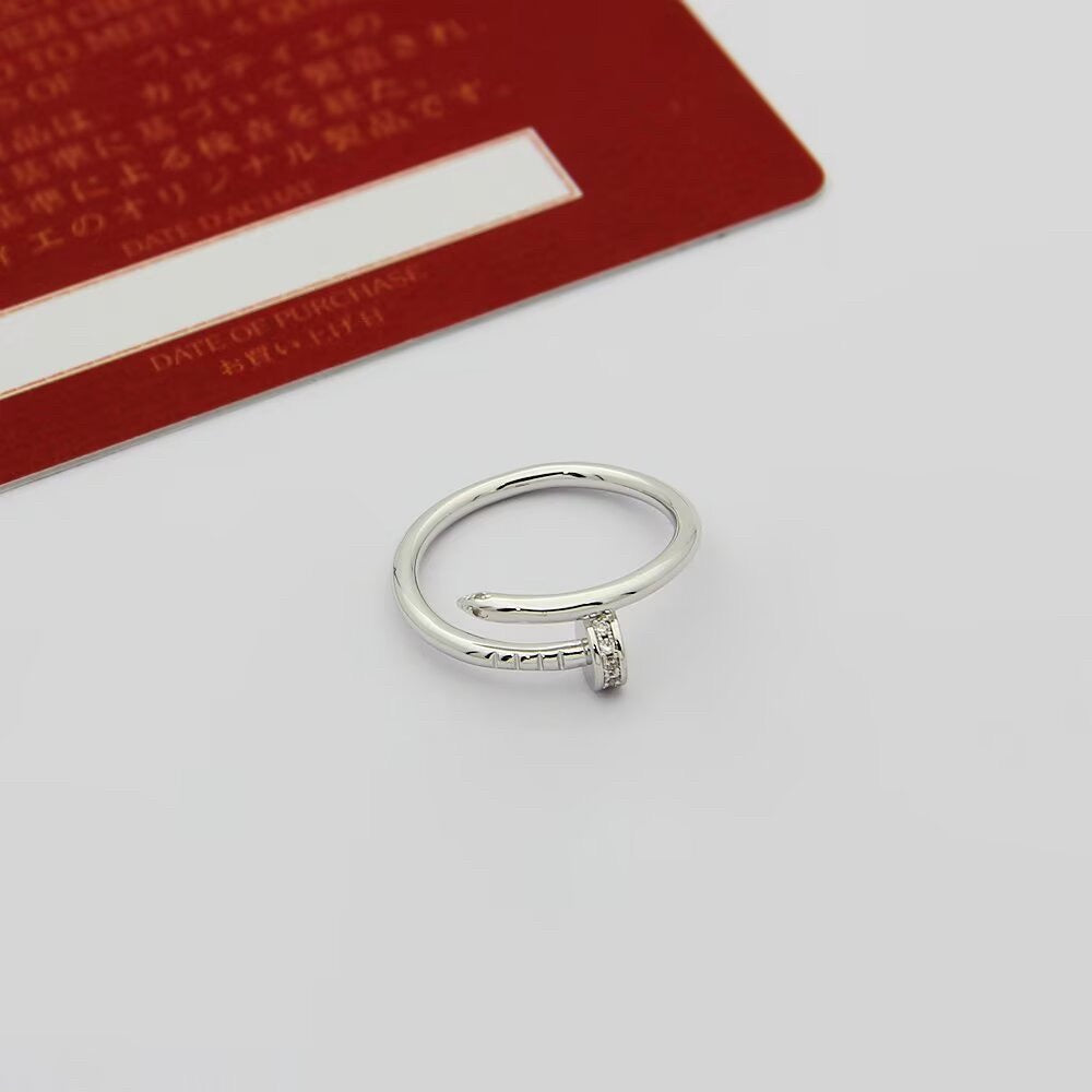 [OAKJURI Jewelry] JUSTE 1.8MM HALF DIAMOND RING