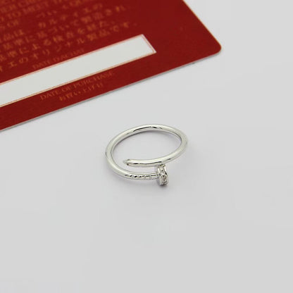 [OAKJURI Jewelry] JUSTE 1.8MM HALF DIAMOND RING