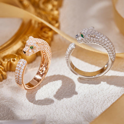 [OAKJURI Jewelry] PANTHERE FULL DIAMOND SMALL RING