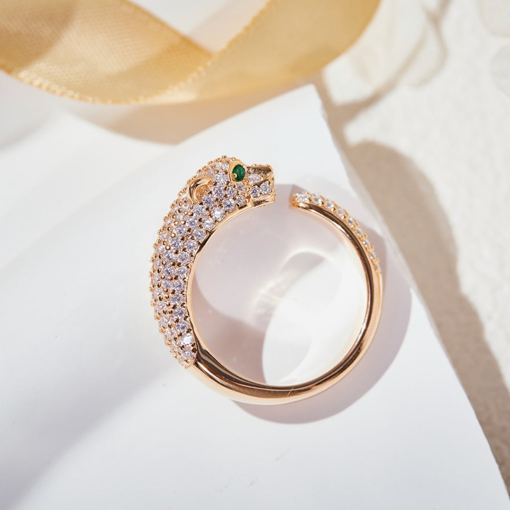 [OAKJURI Jewelry] PANTHERE FULL DIAMOND SMALL RING