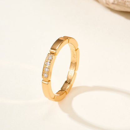 [OAKJURI Jewelry] MAILLON PANTHERE 4 DIAMOND RING
