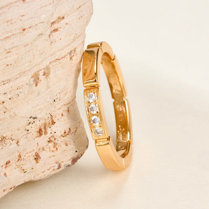 [OAKJURI Jewelry] MAILLON PANTHERE 4 DIAMOND RING