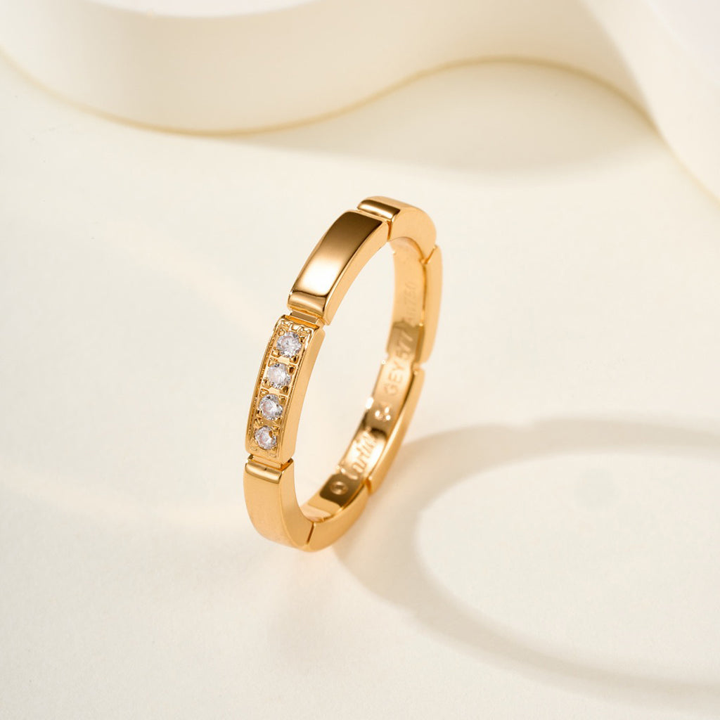 [OAKJURI Jewelry] MAILLON PANTHERE 4 DIAMOND RING