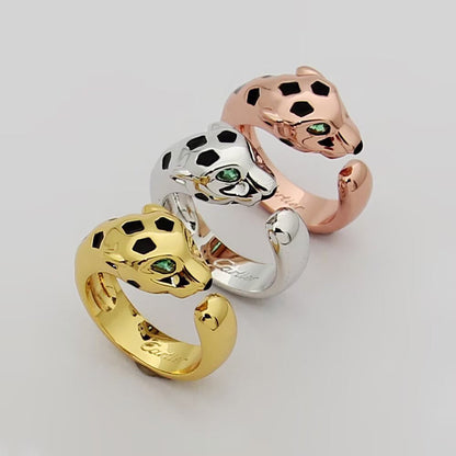 [OAKJURI Jewelry] PANTHERE SPOTTED MEDIUM RING