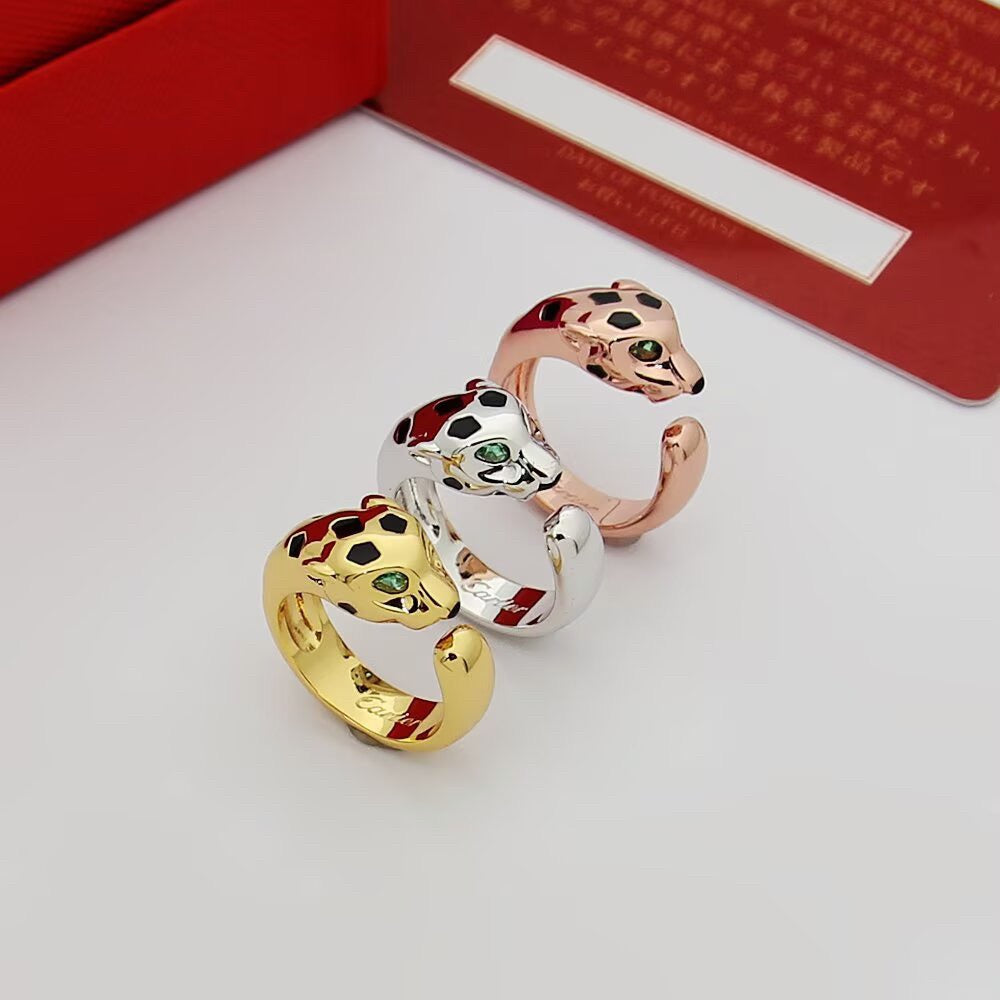 [OAKJURI Jewelry] PANTHERE SPOTTED MEDIUM RING