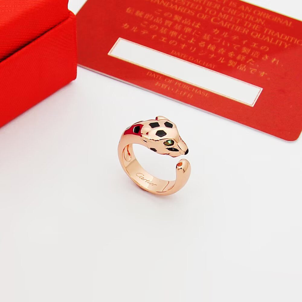 [OAKJURI Jewelry] PANTHERE SPOTTED MEDIUM RING