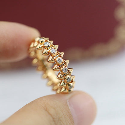 [OAKJURI Jewelry] CLASH 6.8MM DIAMOND MEDIUM RING