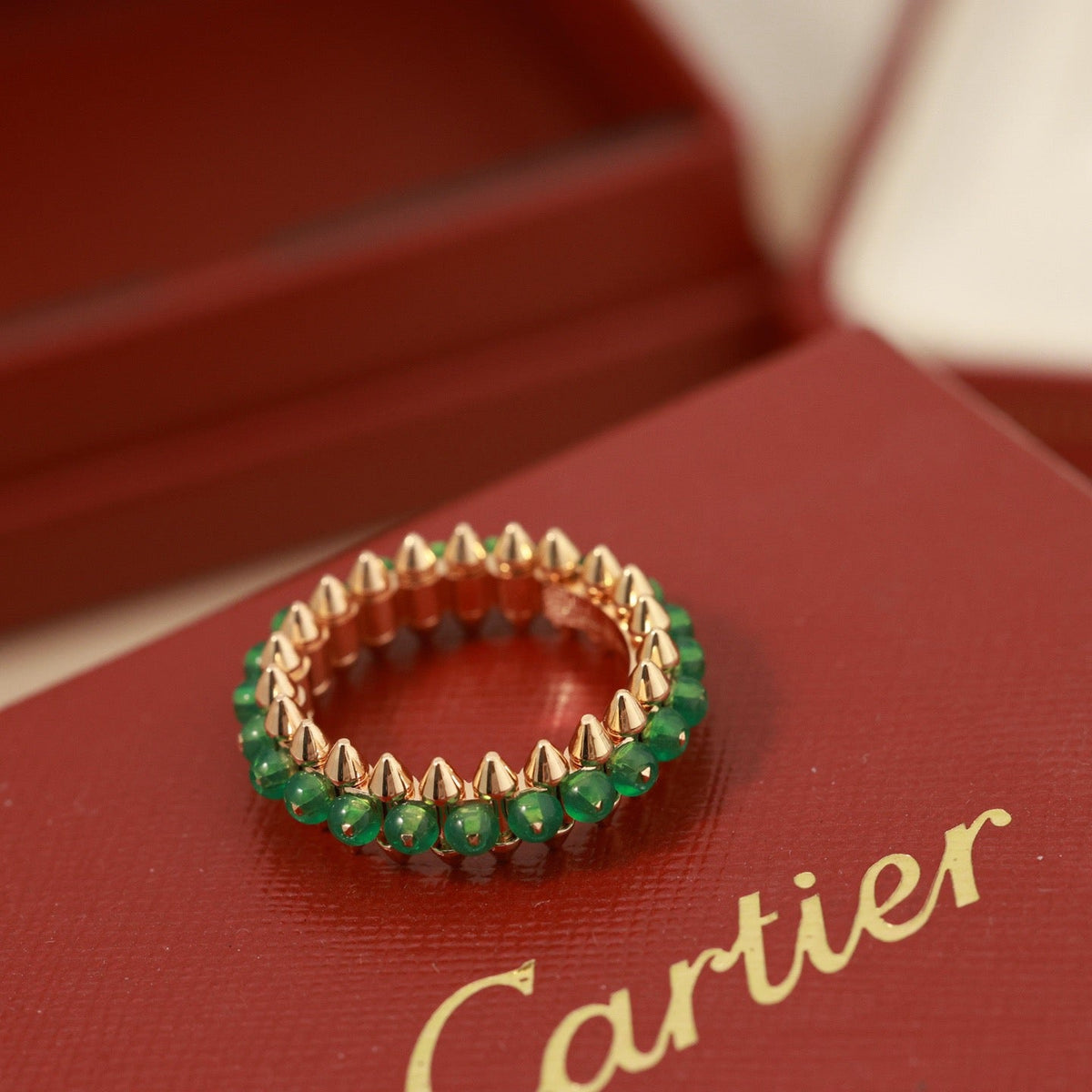 [OAKJURI Jewelry] CLASH 7.9MM AGATE CHALCEDONY RING