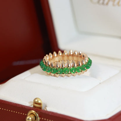 [OAKJURI Jewelry] CLASH 7.9MM AGATE CHALCEDONY RING