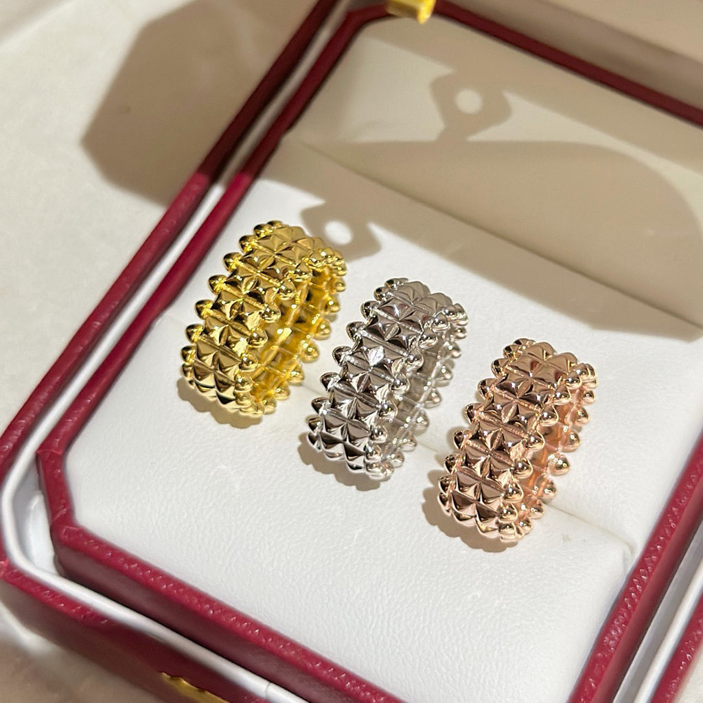 [OAKJURI Jewelry] CLASH 9.2MM DOUBLE ROW RING