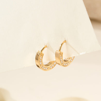 [OAKJURI Jewelry] LOVE DIAMOND EARRINGS
