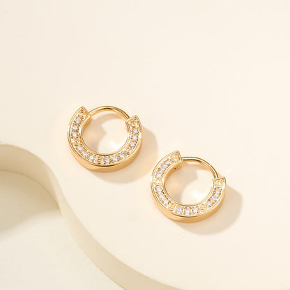 [OAKJURI Jewelry] LOVE DIAMOND EARRINGS