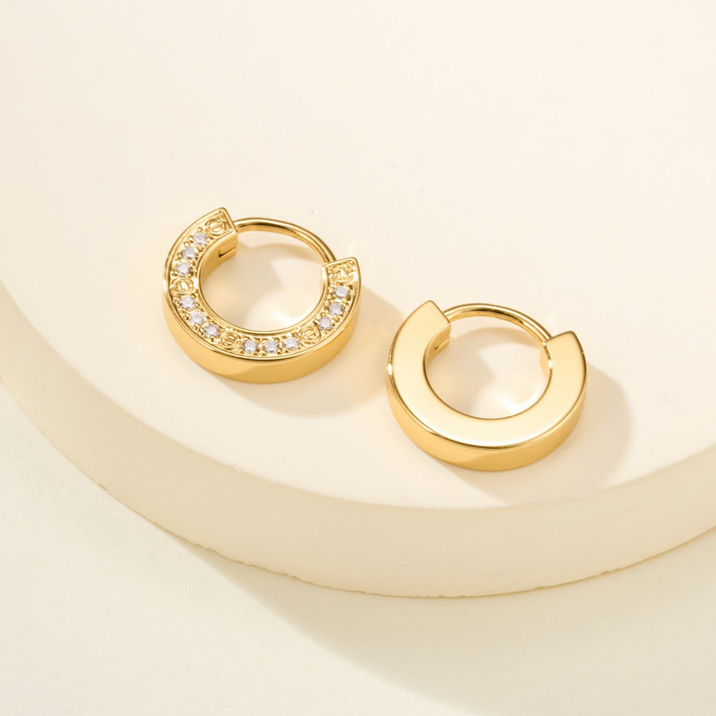 [OAKJURI Jewelry] LOVE DIAMOND EARRINGS
