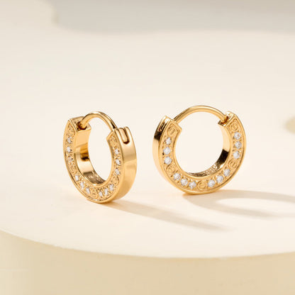 [OAKJURI Jewelry] LOVE DIAMOND EARRINGS