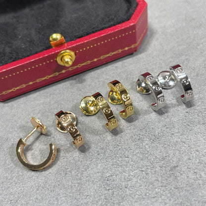 [OAKJURI Jewelry] LOVE EARRINGS 2.65 MM NO DIAMOND SMALL