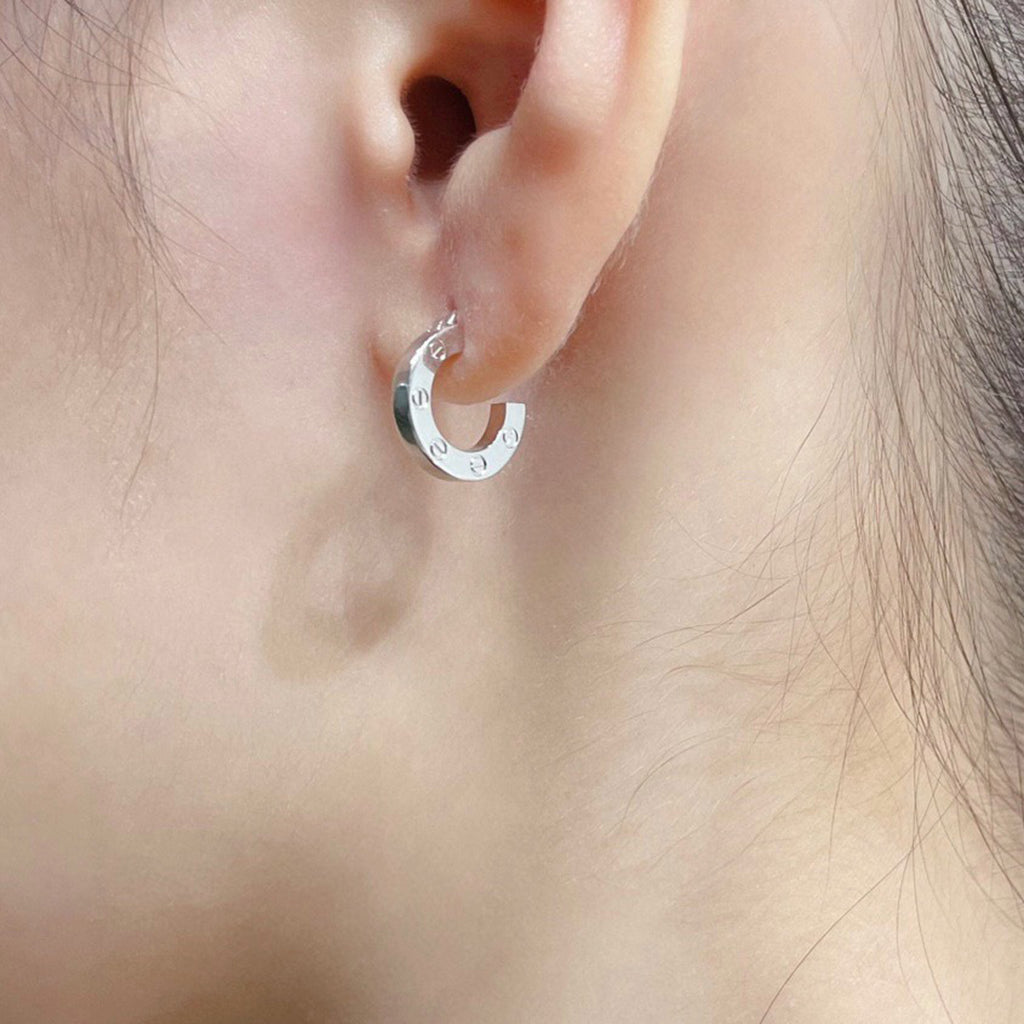 [OAKJURI Jewelry] LOVE MINI EARRINGS