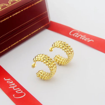 [OAKJURI Jewelry] CLASH 9.2MM DOUBLE ROW EARRINGS