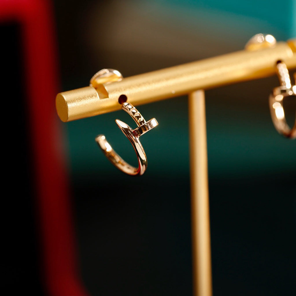 [OAKJURI Jewelry] JUSTE NO DIAMOND SMALL EARRINGS