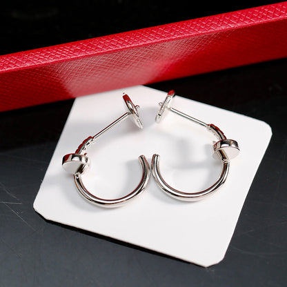 [OAKJURI Jewelry] JUSTE NO DIAMOND SMALL EARRINGS