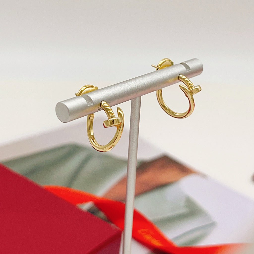 [OAKJURI Jewelry] JUSTE NO DIAMOND MINI EARRINGS