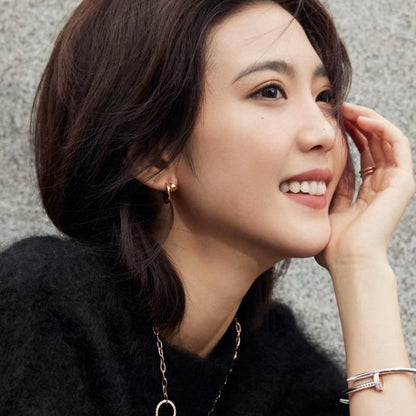 [OAKJURI Jewelry] JUSTE NO DIAMOND MINI EARRINGS