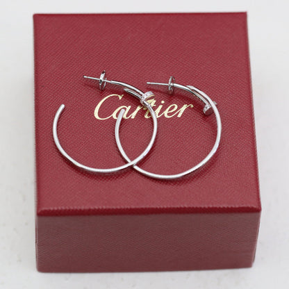 [OAKJURI Jewelry] JUSTE HALF DIAMOND LARGE EARRINGS