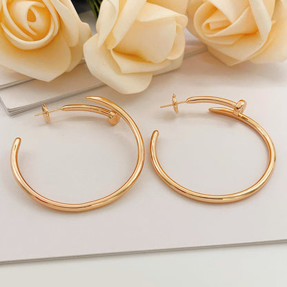 [OAKJURI Jewelry] JUSTE NO DIAMOND LARGE EARRINGS